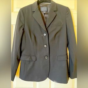 Banana Republic Womens 2 Piece Black Suit Jacket & Skirt Sz 6